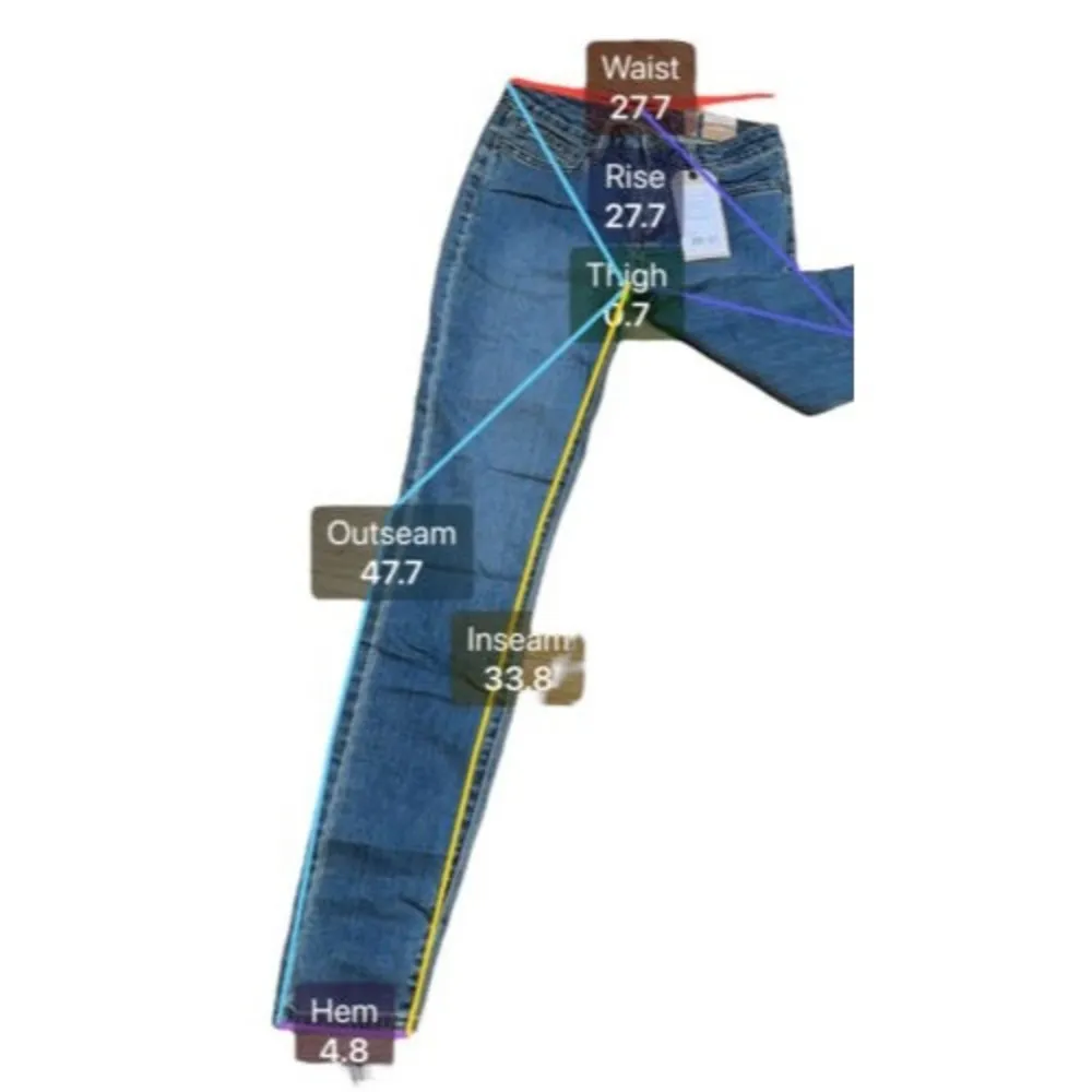 NEW Prana Sienna Jean Mid Rise Womens True Blue Organic Cotton Size 4/27 - Image 10