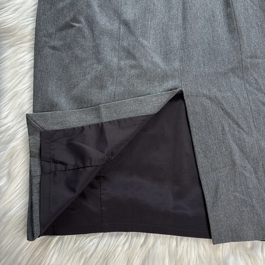 Express Charcoal Pencil Skirt - Image 4