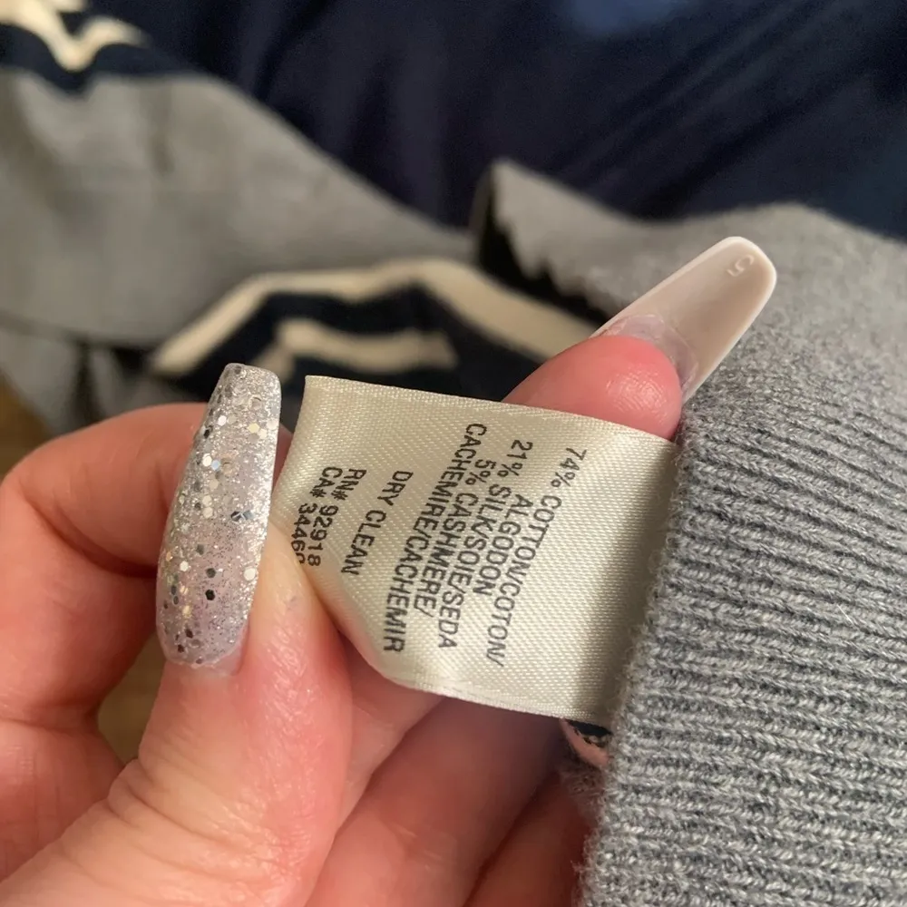 Juicy couture y2k vintage silk cashmere knit nautical preppy holiday dress - Image 3