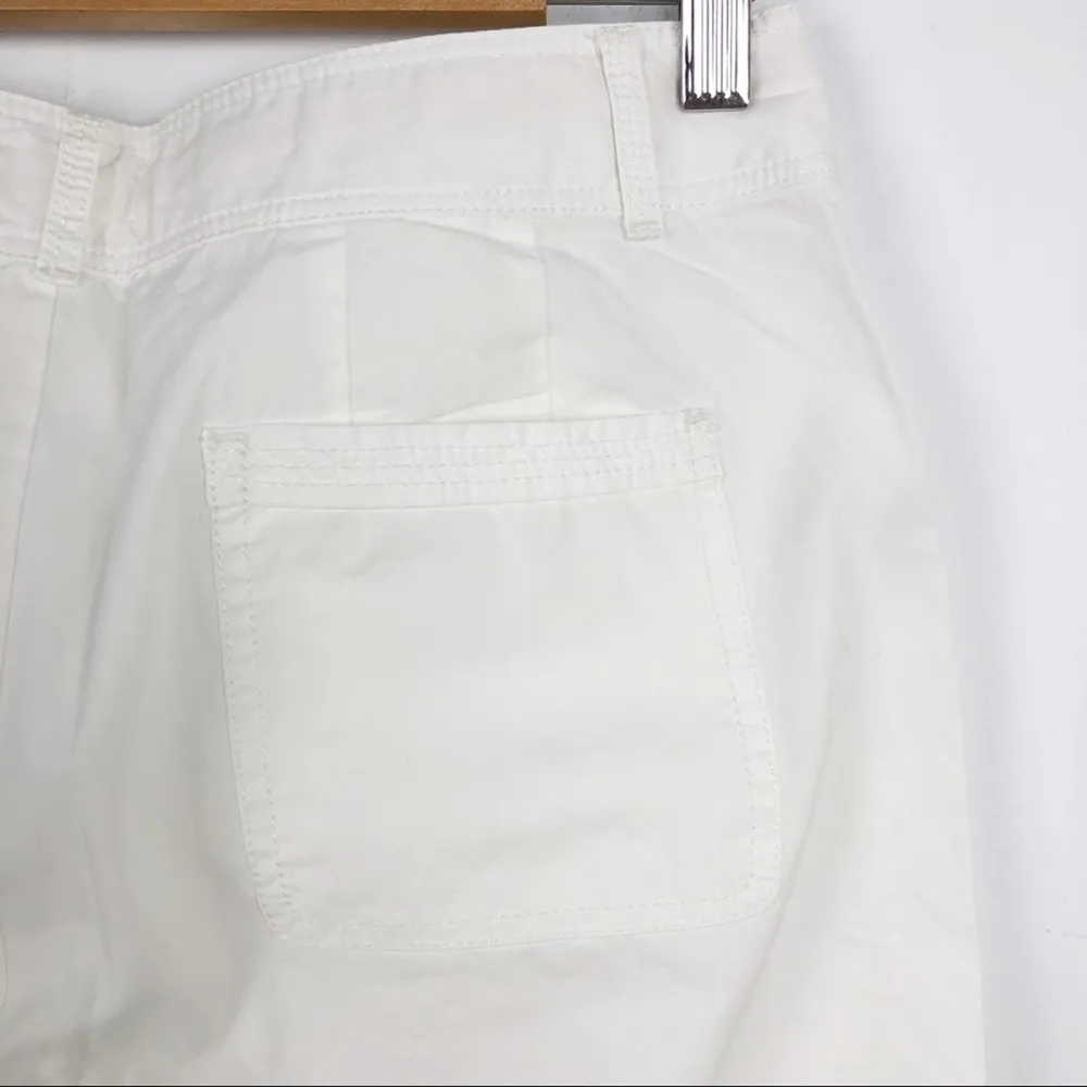 NWOT Lou & Grey White Neutral Tampered Cotton Drawstring Pants Size 4 Coastal - Image 12