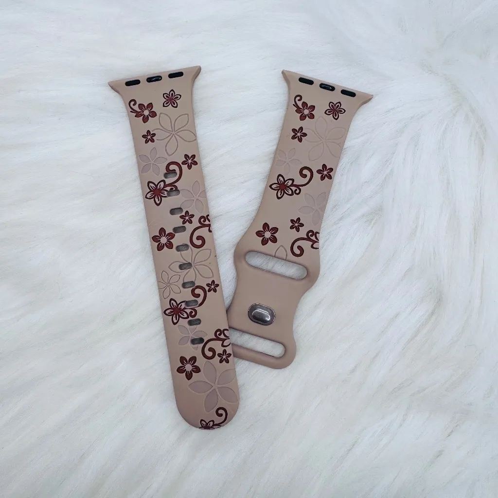 New Floral Watch Band For Apple Watch Series 42mm / 44mm / 45mm /49mm - Image 5