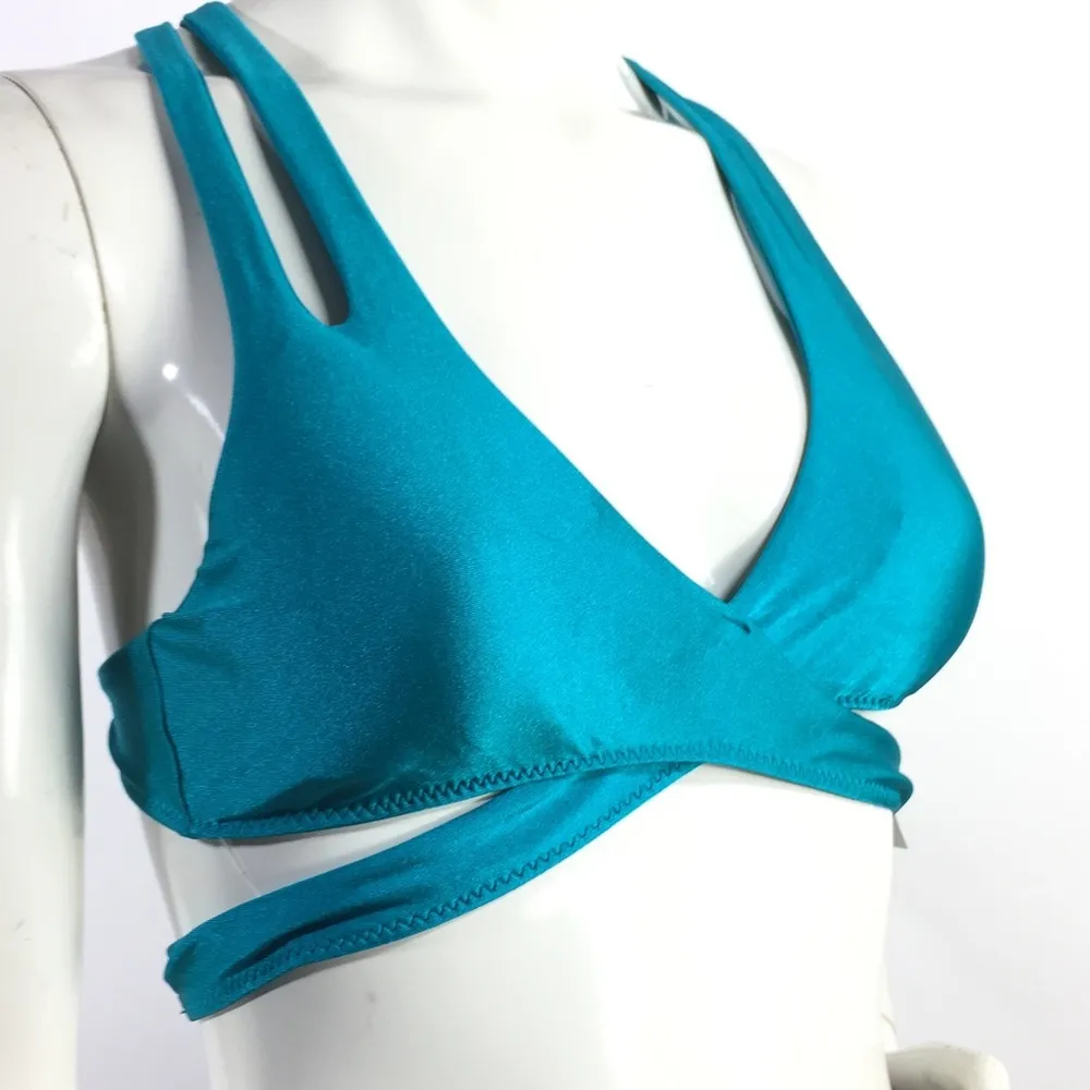 Becca Strappy Lace Up Back Bikini Top - Image 7