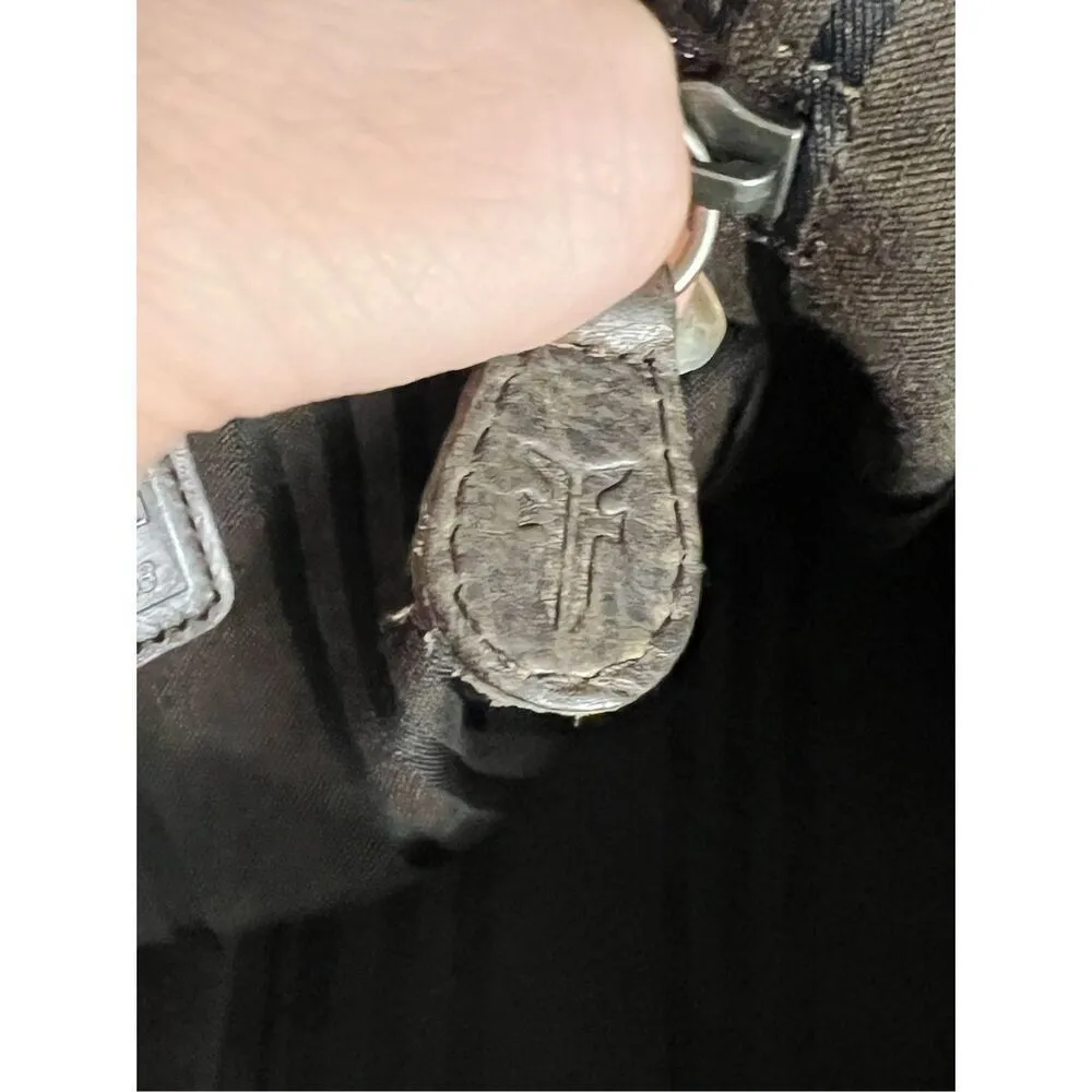 Frye MELISSA Shoulder Bag Cognac Distressed leather purse - Image 8