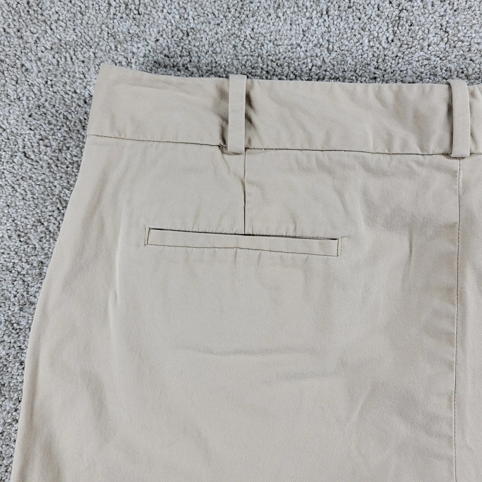 Talbots‎ Womens Shorts 12 Khaki 7" Inseam Perfect Stretch Chino Bermuda Casual - Image 3