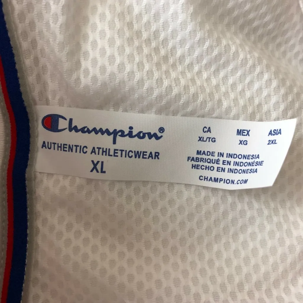 Champion Womens T Shirt Vented Mesh Short Sleeve Crew Neck White Size XL - Image 3