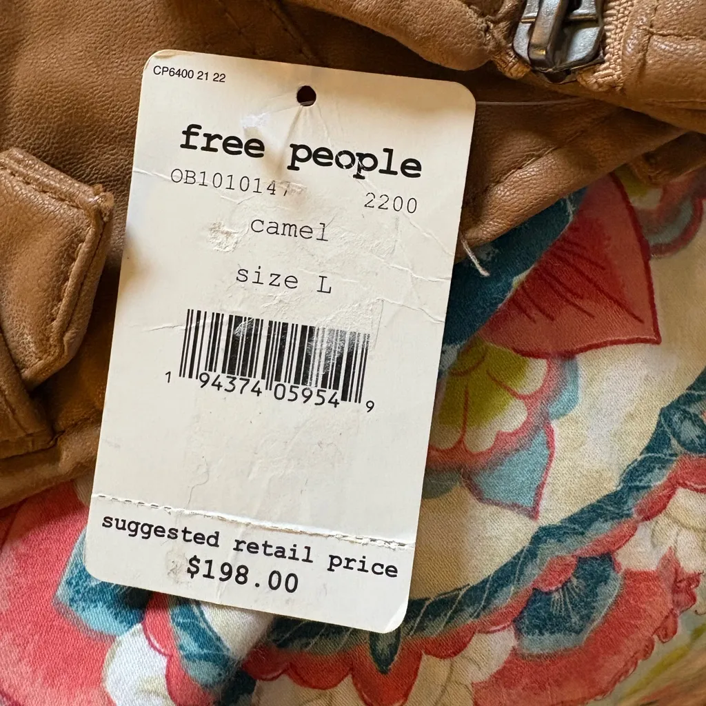 NWT Free People Fenix Vegan Leather Moto Jacket ** READ DESCRIPTION ABOUT FIT ** - Image 6