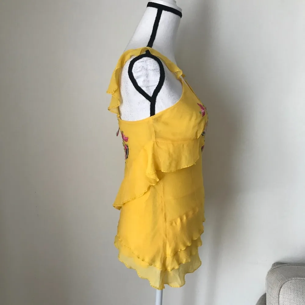 Embroidered Yellow Top - Image 3