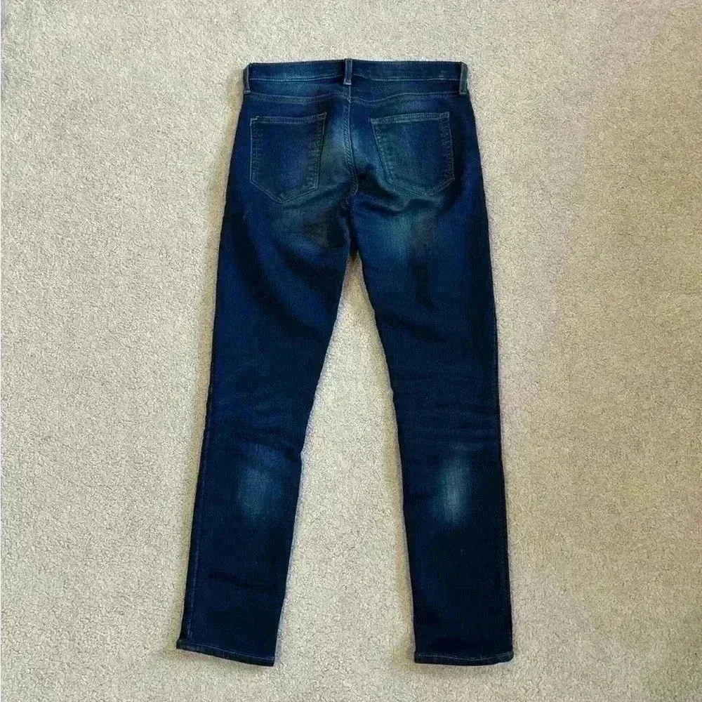 Gap dark wash girlfriend blue jeans - Image 3