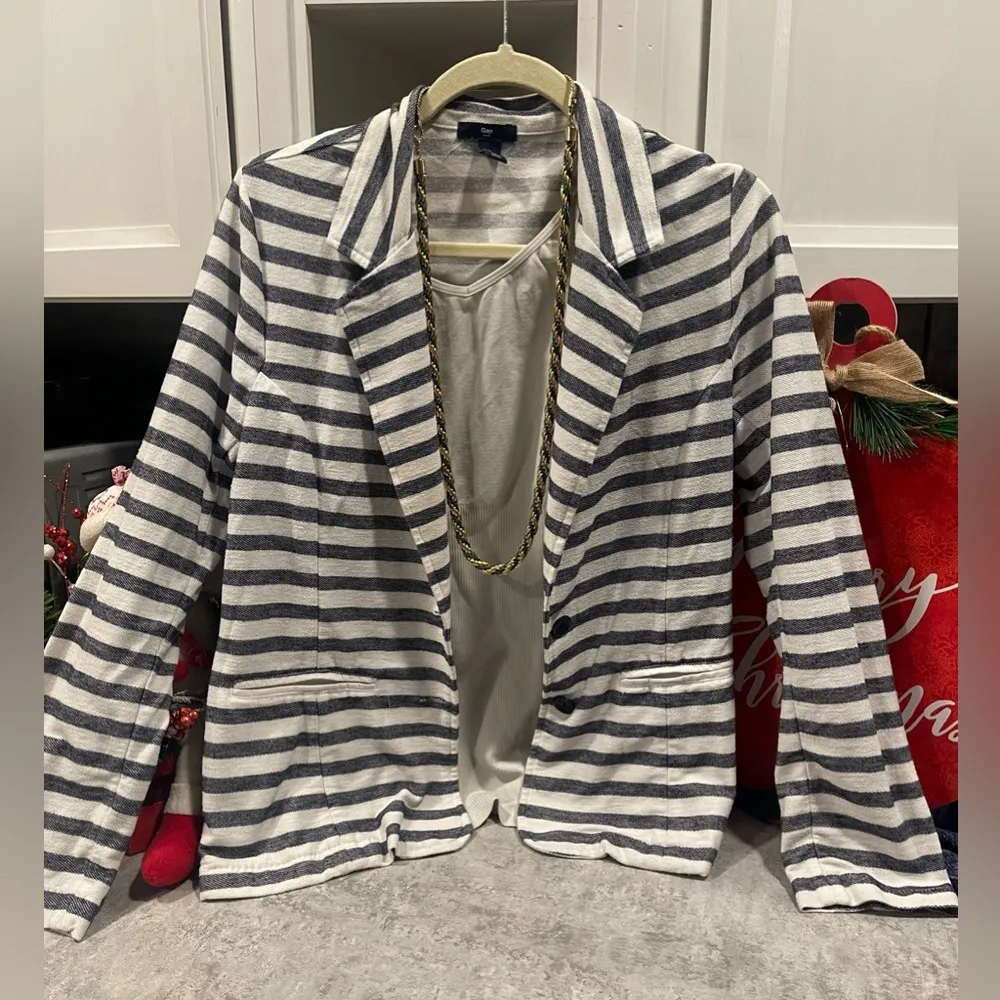 Gap Women's Knit Blazer/Jacket Medium - Image 2