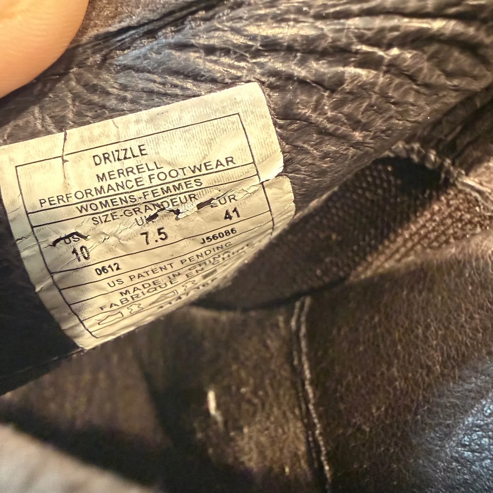 Merrill Drizzle Leather Suede Mules Clogs Slip On Brown Size 10 - Image 6