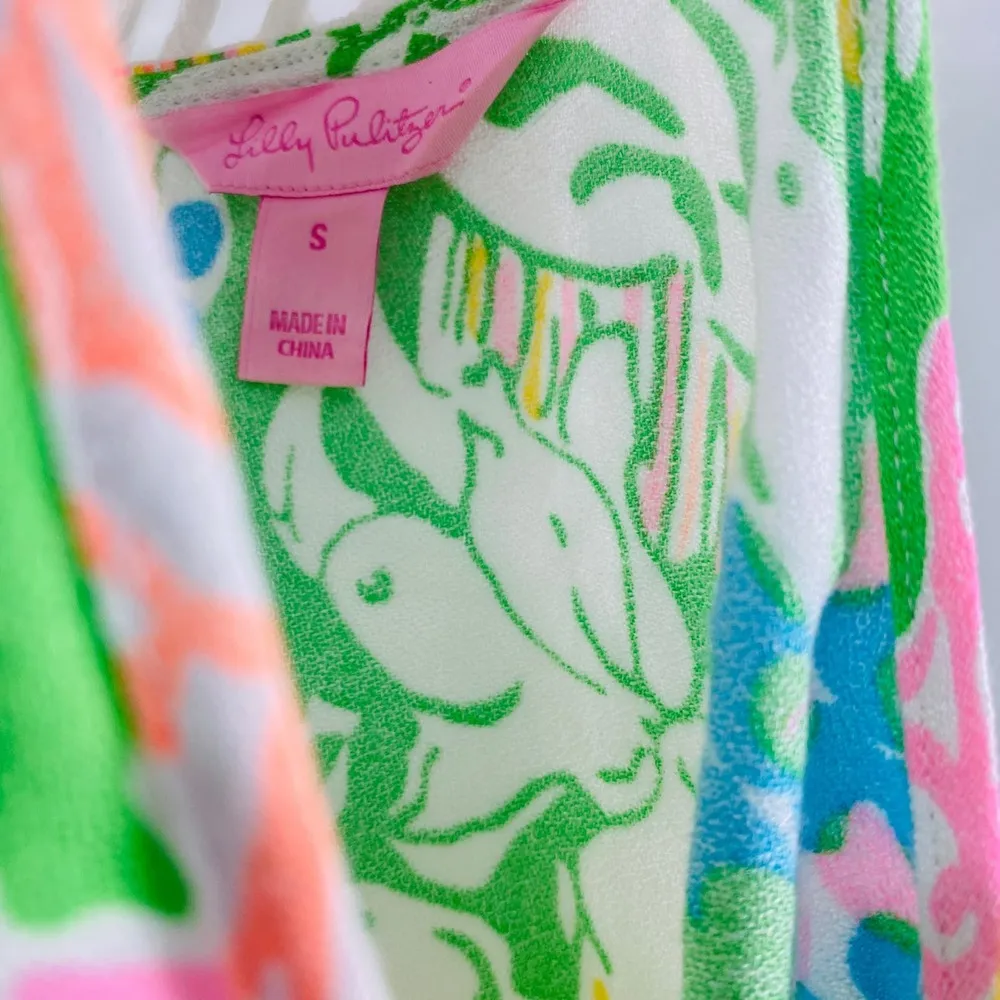 Lilly Pulitzer Jillie Swing Shift Dress in Hibiscus Stroll Floral Small - Image 6