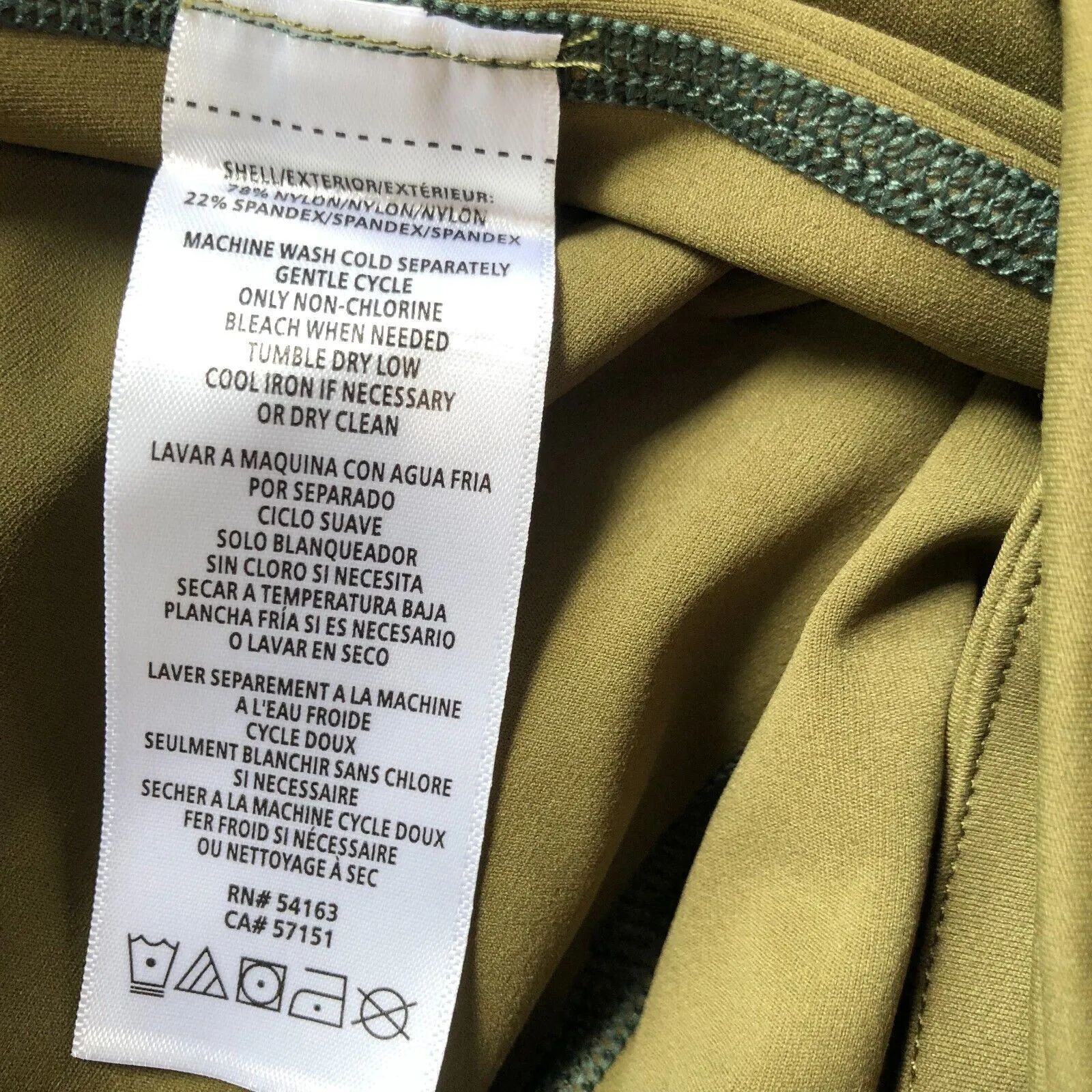 Bass Outdoor Womens Leggings‎ L Green Stretch Waist Comfort Activewear NWT Size L - Image 6