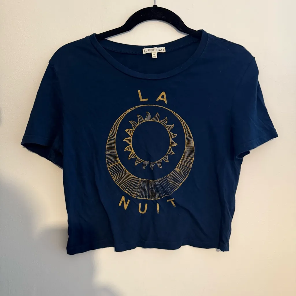 Future State  Cropped Graphic Tee La Nuit - Image 2