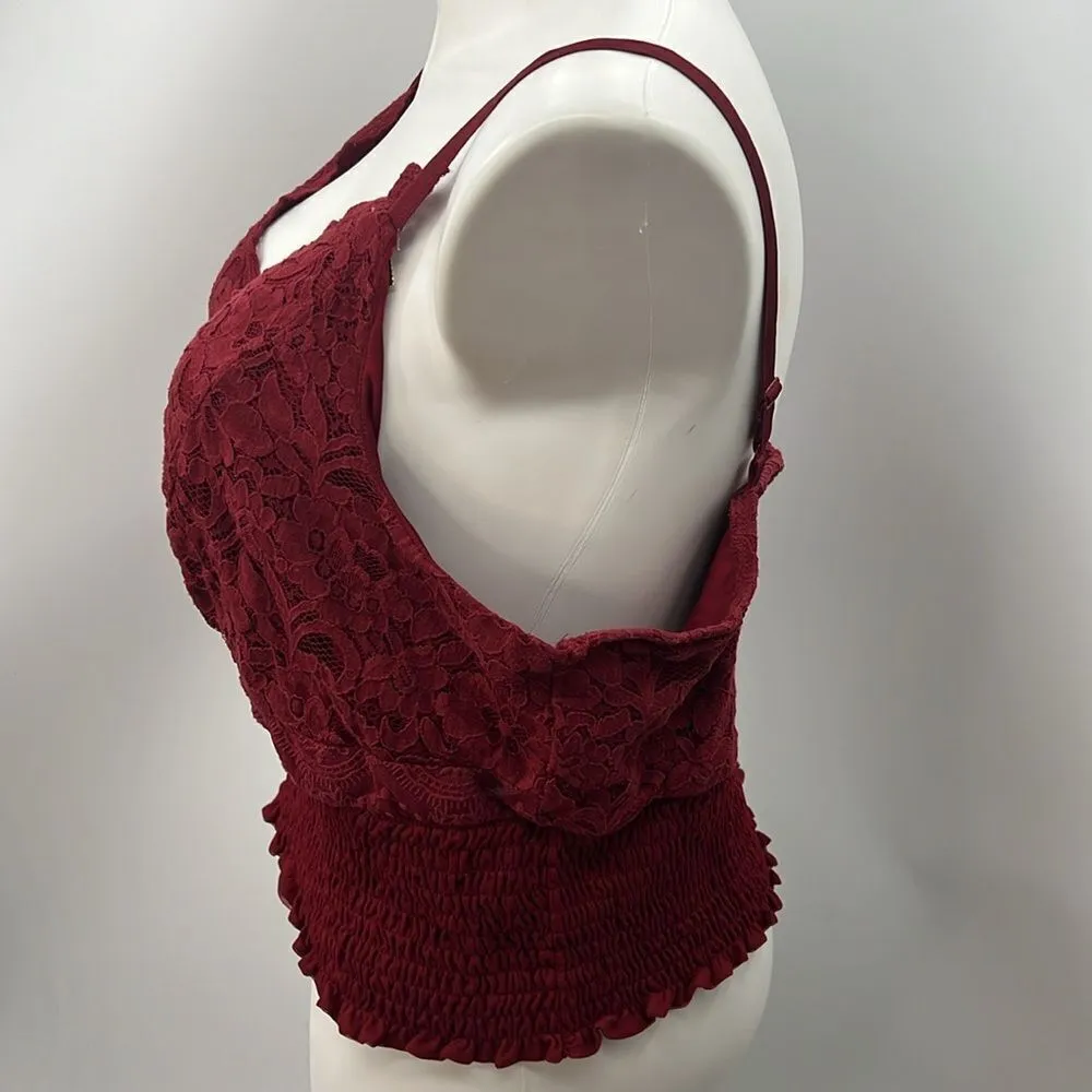 Torrid lace smocked cropped top size 4X - Image 3