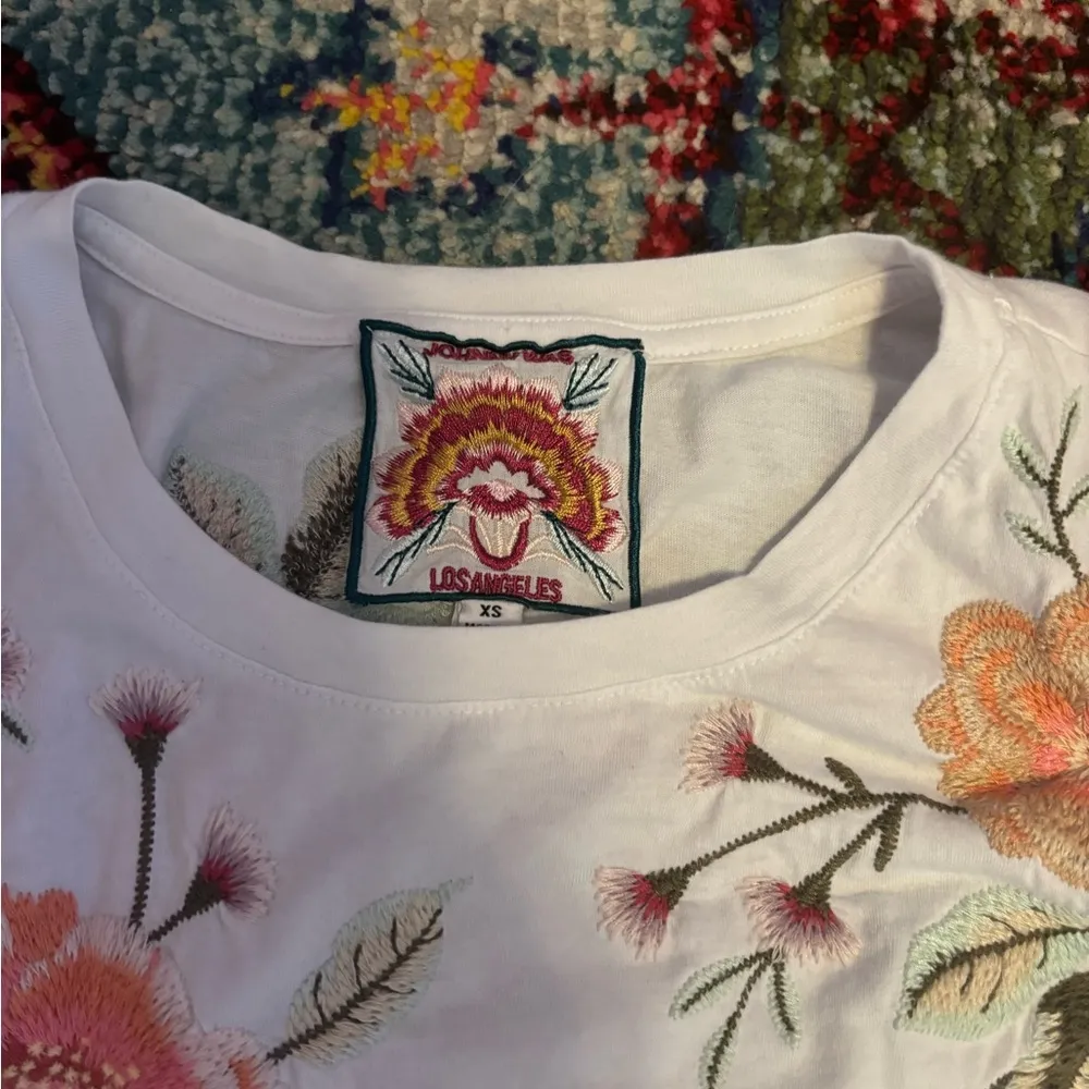 Johnny Was Vienna Kimono Sleeve T-Shirt Women's XS - Image 3