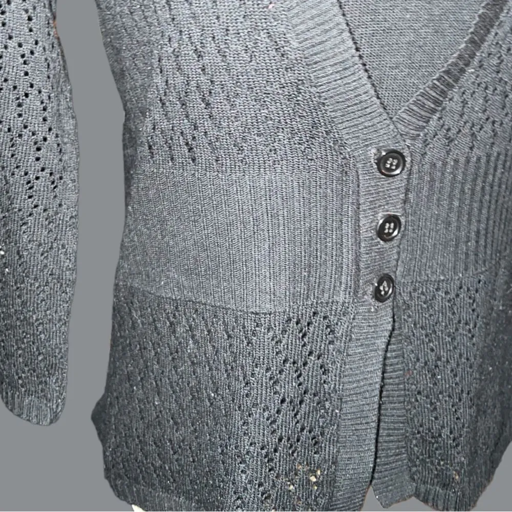 Notations ntn black one piece sweater with 2 piece look! - Image 3