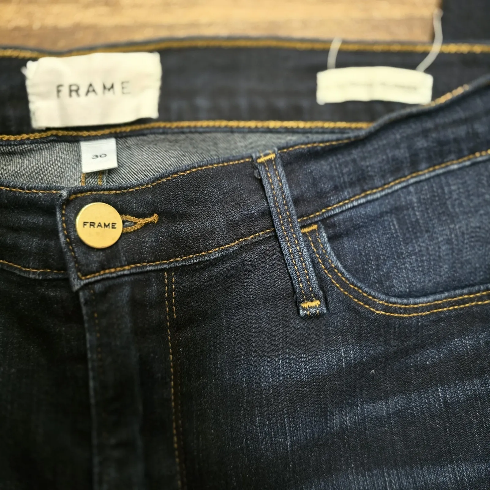 Frame Le Skinny‎ De Jeanne Wellington Wash Size 30 LSJ132 - Image 4