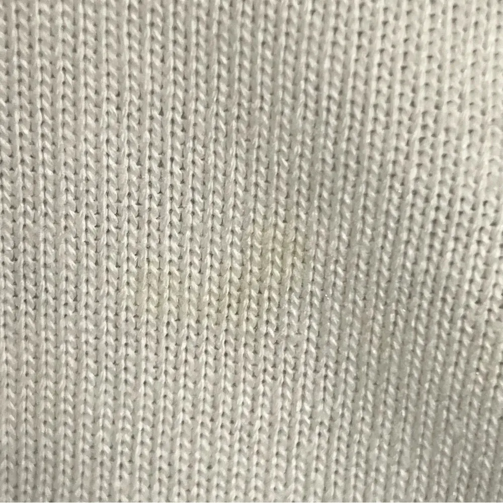 Cherokee Women's m Short Sleeve striped Sweater button down Blue yellow White - Image 13