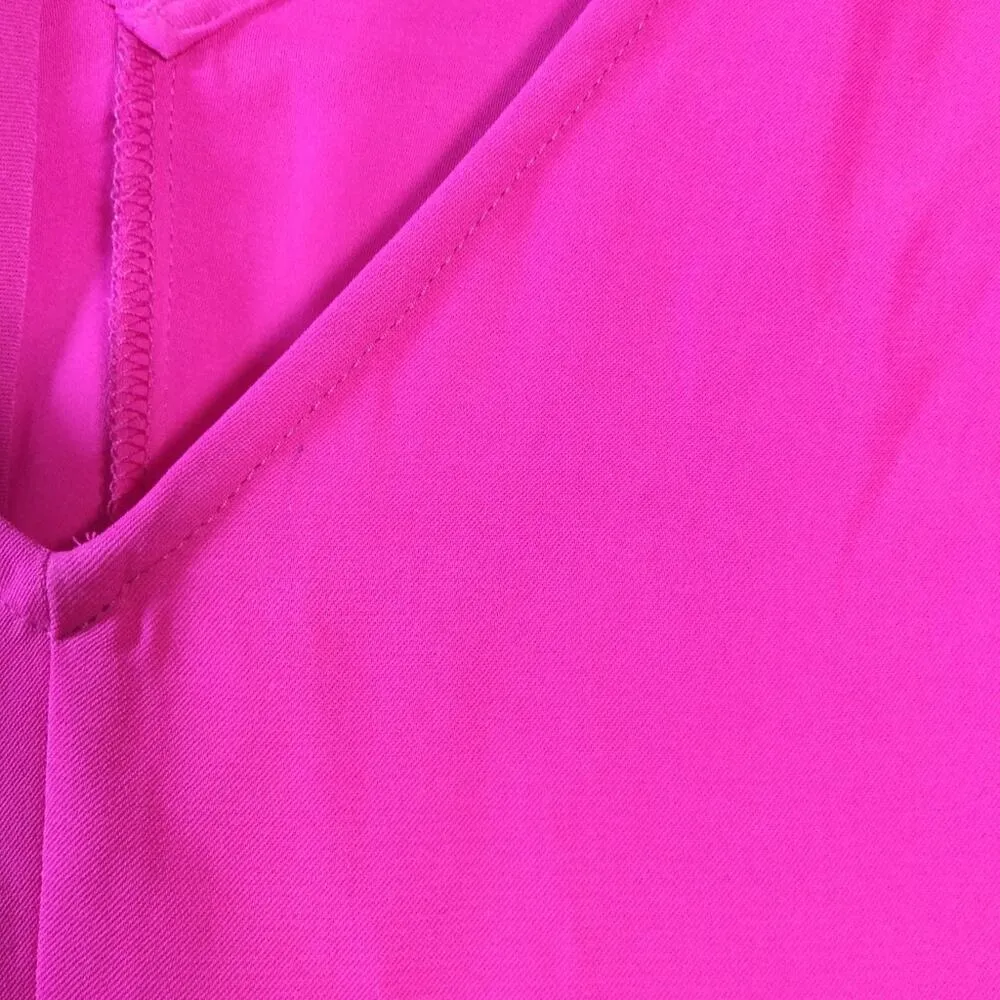 Rachel Rachel Roy Women's Kaylee Double V Gathered Sleeves Top Size XS Pink - Image 5