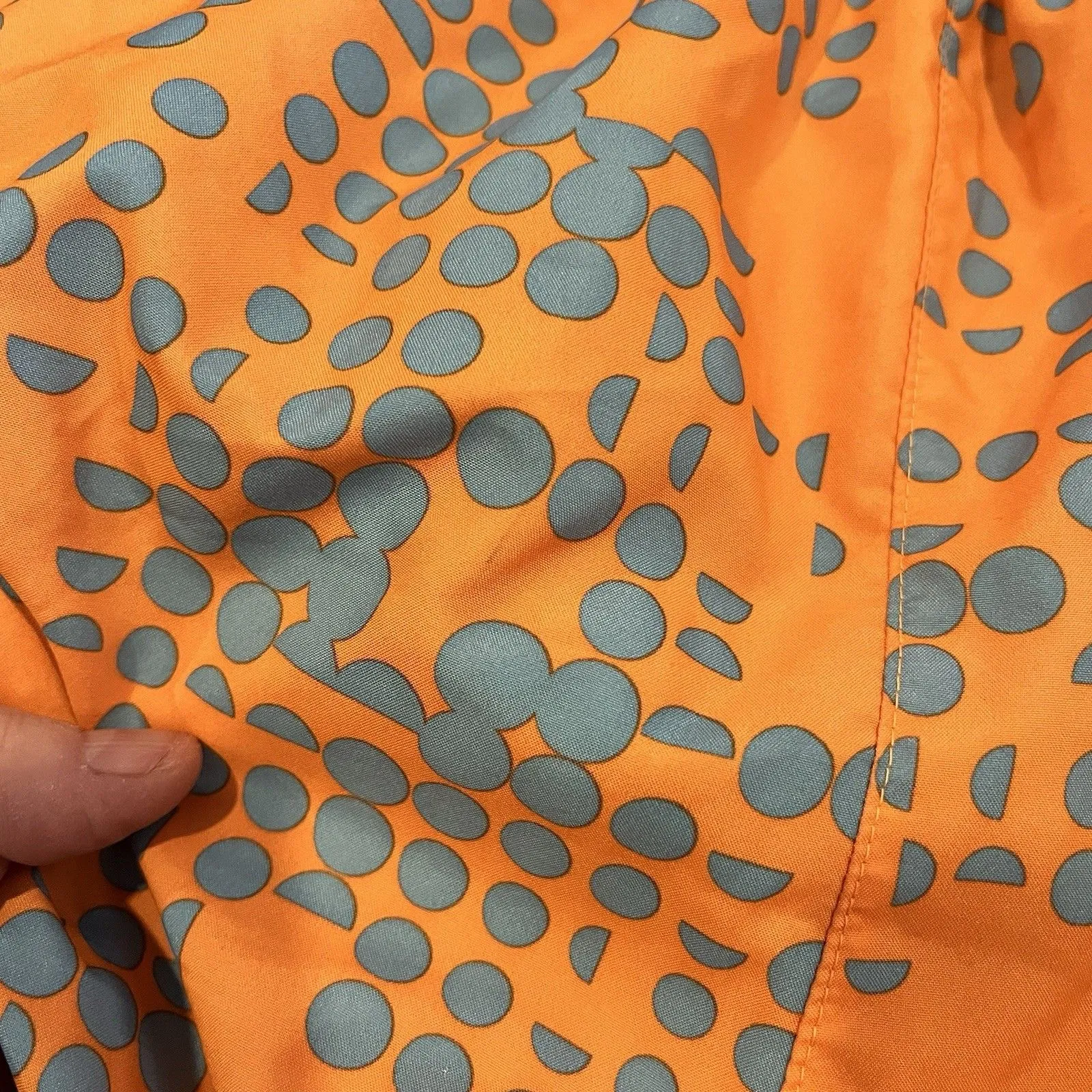 Nike Shorts Women XS Orange Lined Dri-Fit Running Drawstring Outddor Athletic - Image 9