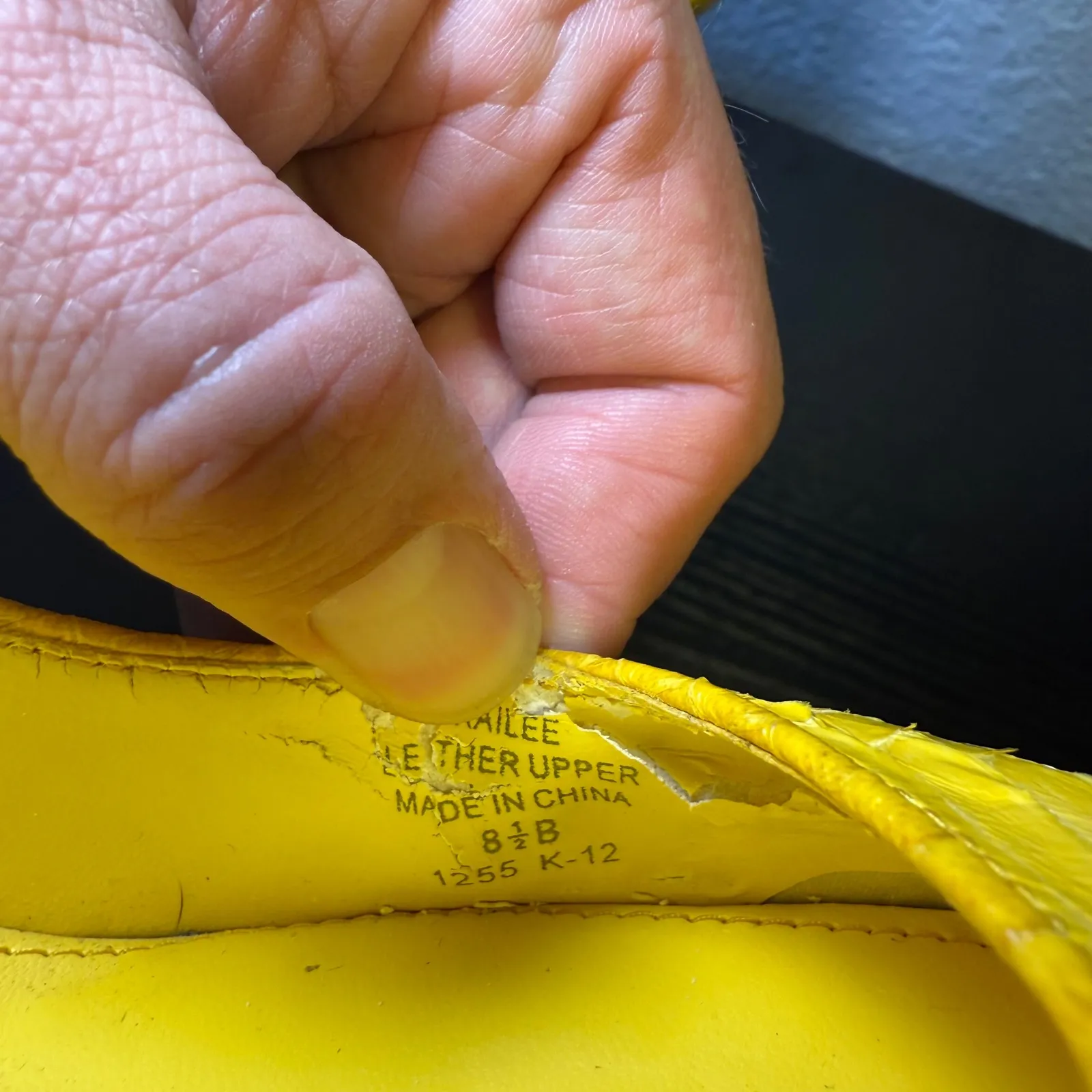 Lauren Ralph Lauren Yellow Snakeskin Leather Stiletto Heel Kailee Pumps‎ 8.5 B - Image 6