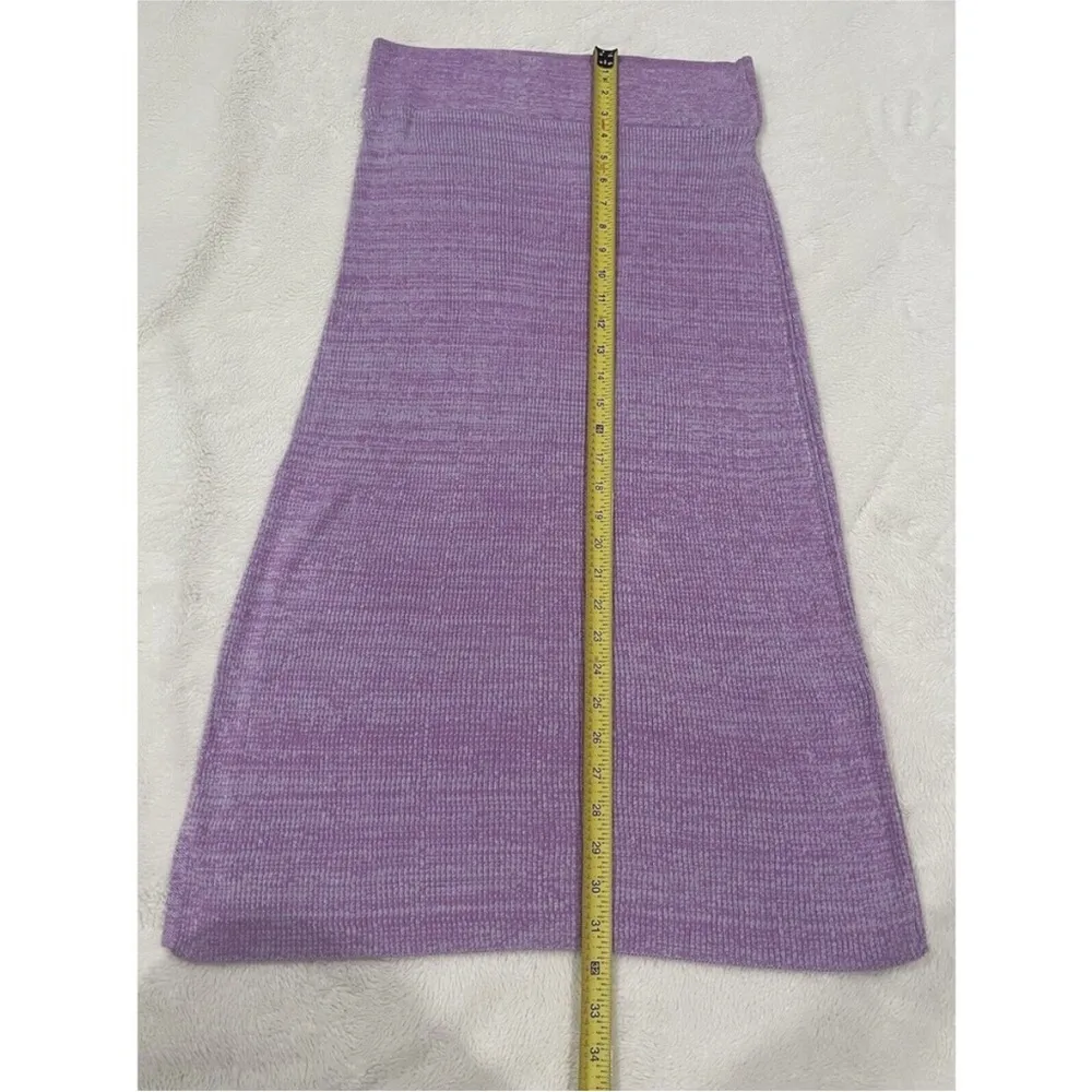 NEW Free People Golden Hour Midi Skirt Purple Combo Size Medium NWOT - Image 7