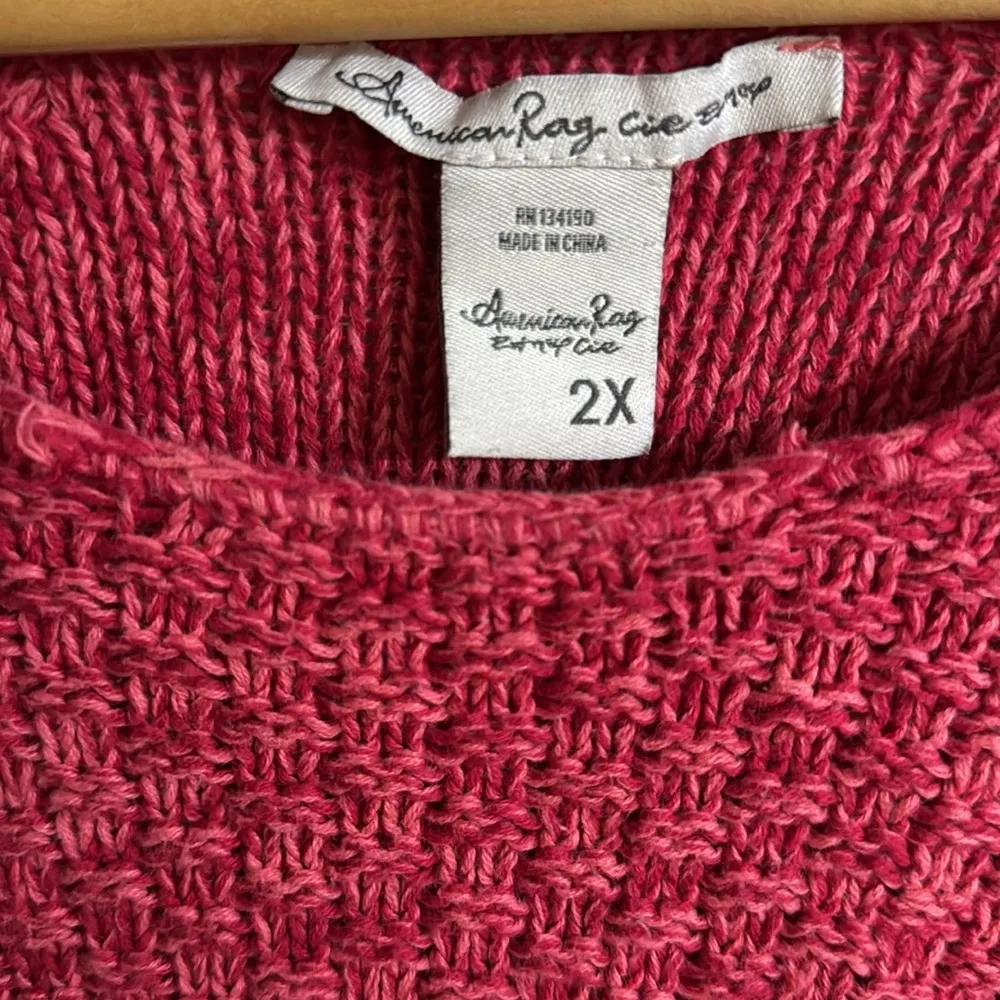 American Rag fringe hem sweater - Image 4