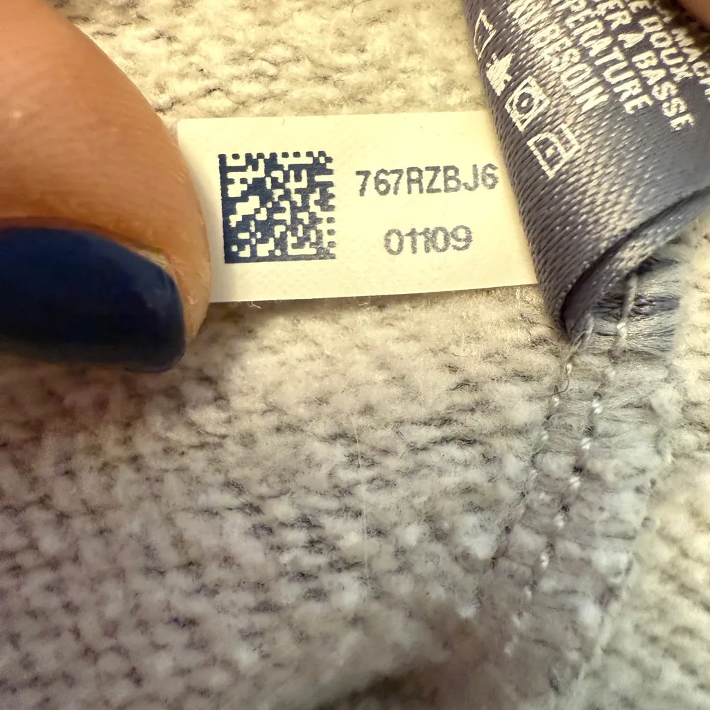 Aerie Woman's Green Grey Camo Oversized Crewneck Sweatshirt Small - Image 9