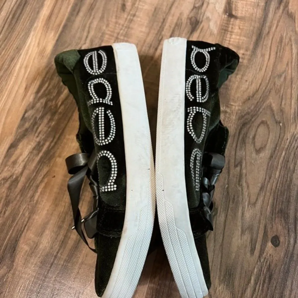 Bebe size 7.5 green shoes - Image 6