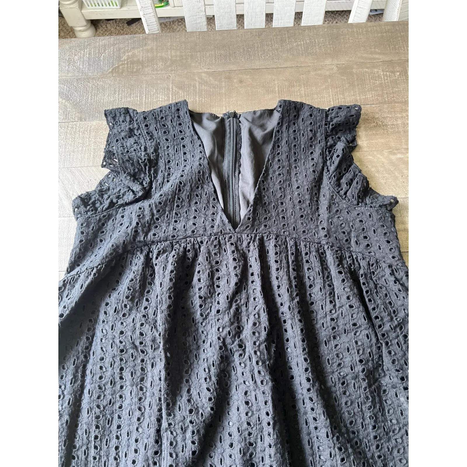 Sanity‎ USA Women's 2 in 1 Black Summer Dress with Shorts and pockets size XL - Image 2