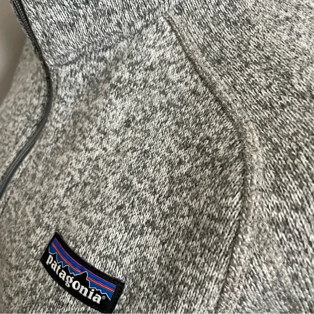 Patagonia  Better Sweater Fleece Jacket 1/4 Zip Pullover Zipper Pocket Grey - Image 8