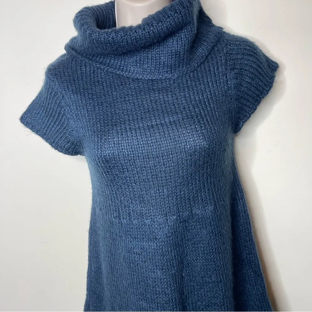 Judith March navy blue knitted sleeveless mini dress sz S - Image 4