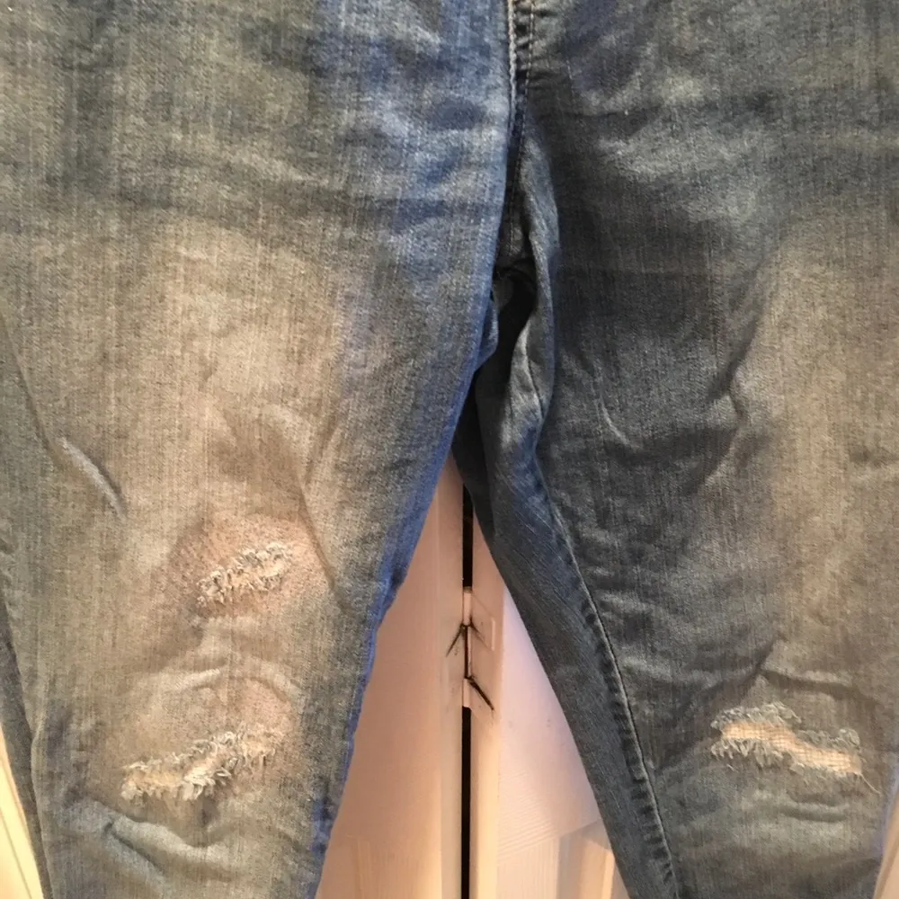 Distressed Design Maternity Jeans - Image 3