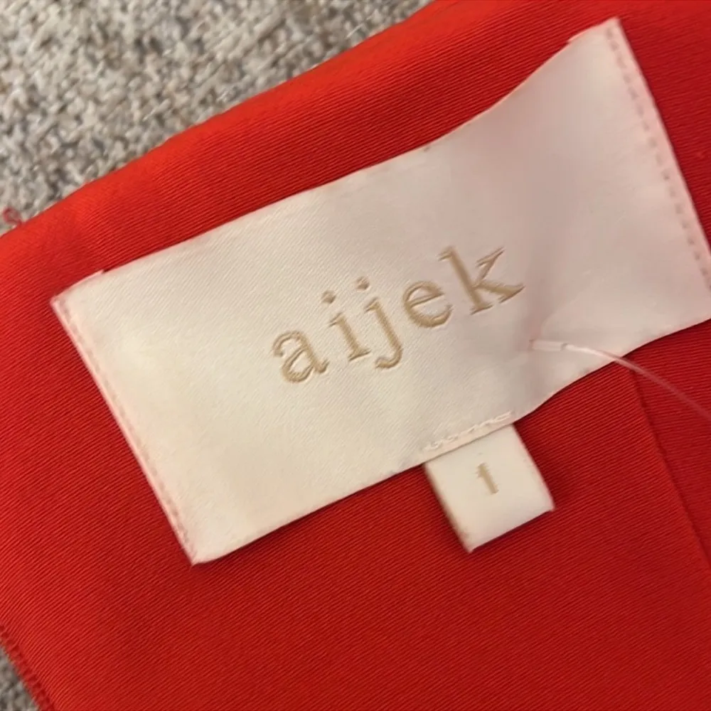 Aijek Red GODIVA SWEETHEART Off the shoulder LACE MAXI DRESS sz 2 - Image 8