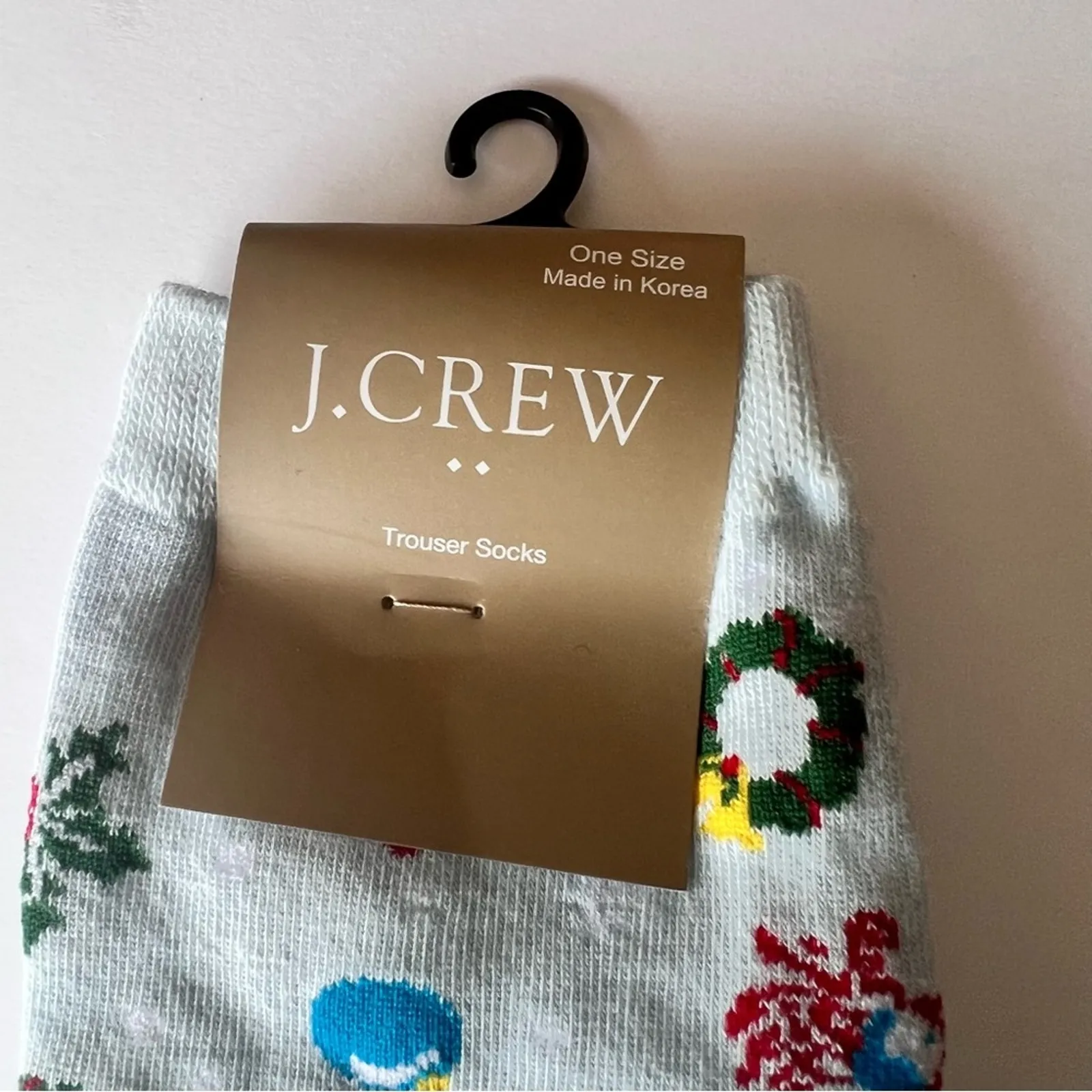 J.Crew  Trouser Holiday Style Socks One Size NWT - Image 8