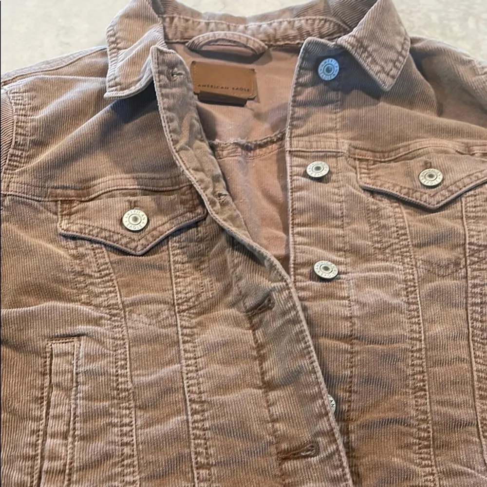 American Eagle Tan Corduroy Jacket XS - Image 3