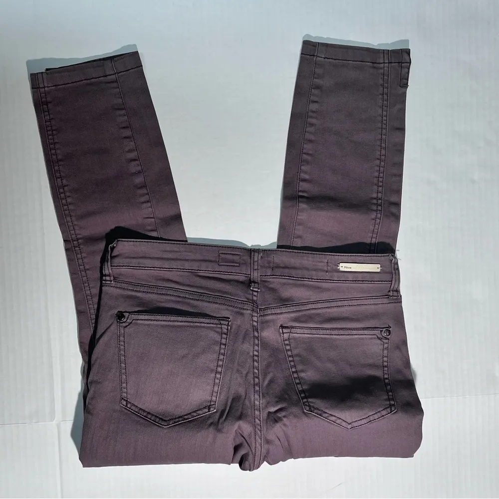 Anthropologie Pilcro‎ and The Letterpress Stet Cropped Jeans Grey Size 26 - Image 2