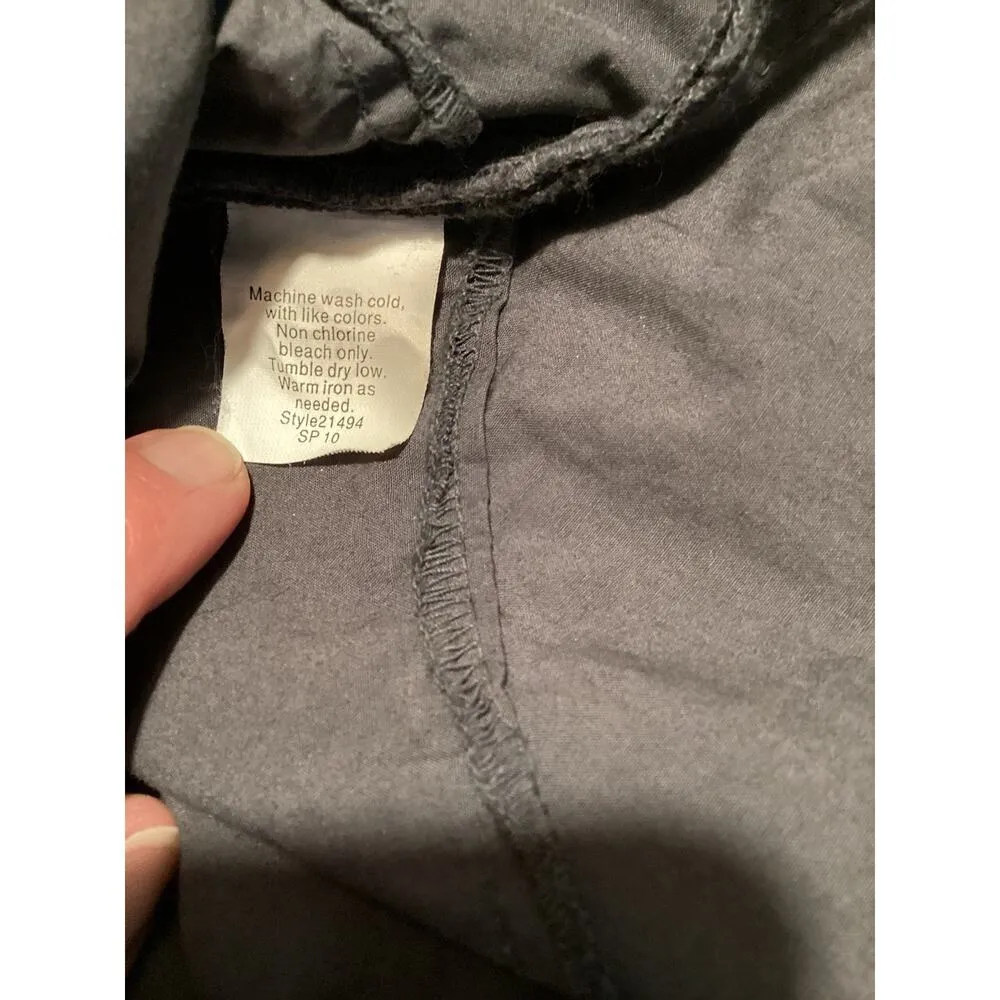 J Crew Ruffled Carly Dress Size 6 Gray Short Sleeved Layered Y2K Cottagecore - Image 5