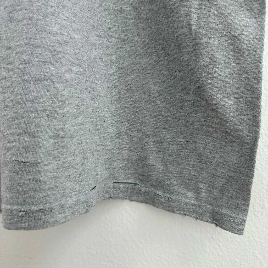 Raiders NFL Gray Off the Shoulder T-shirt - Image 5