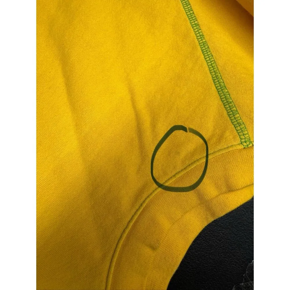 Made Some Souvenirs Yellow Relaxed Fit Crewneck Sweatshirt Women’s Large USA - Image 5