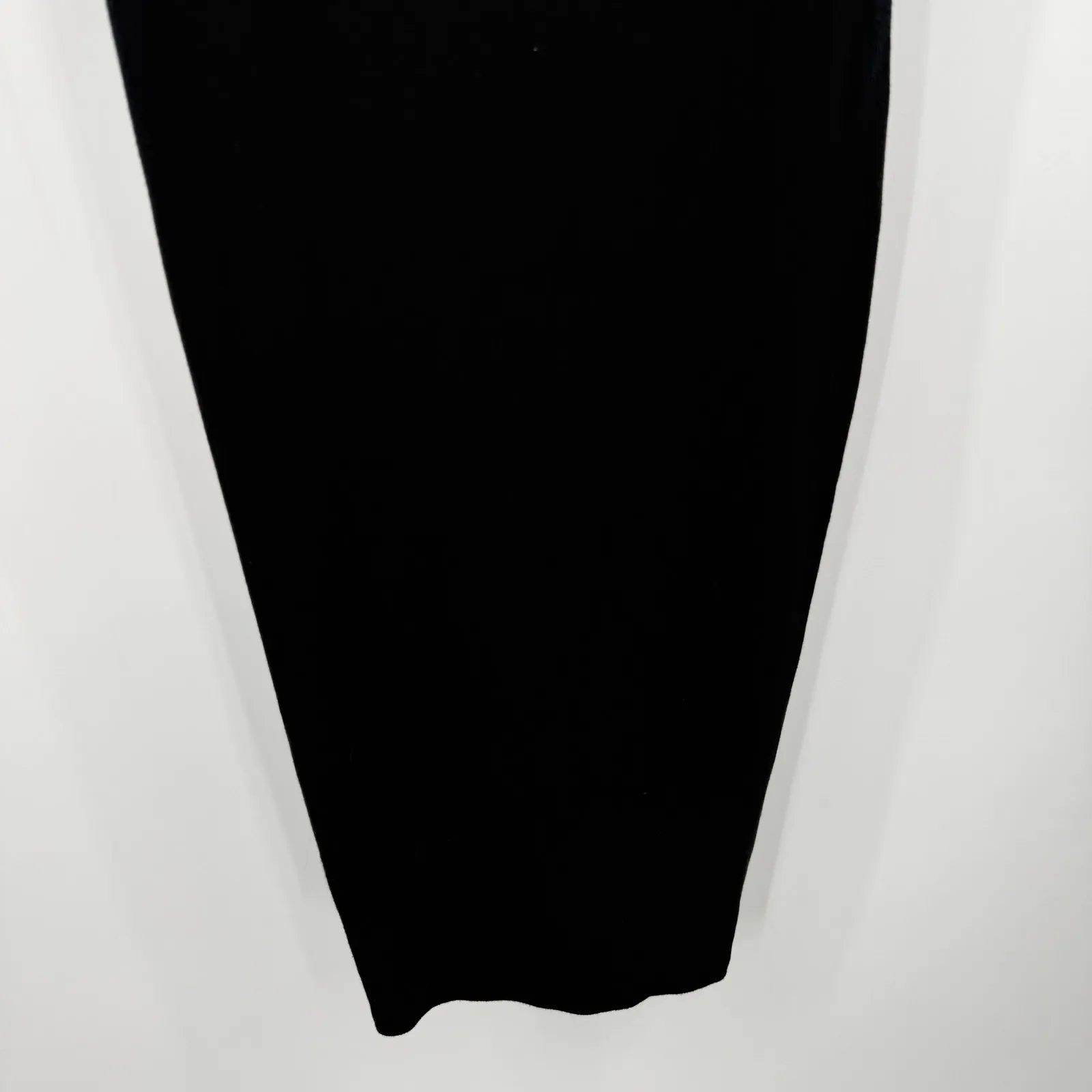 MICHAEL STARS Monet Dress Size Medium Black Ribbed Ruched Mock Neck NEW Mini - Image 11