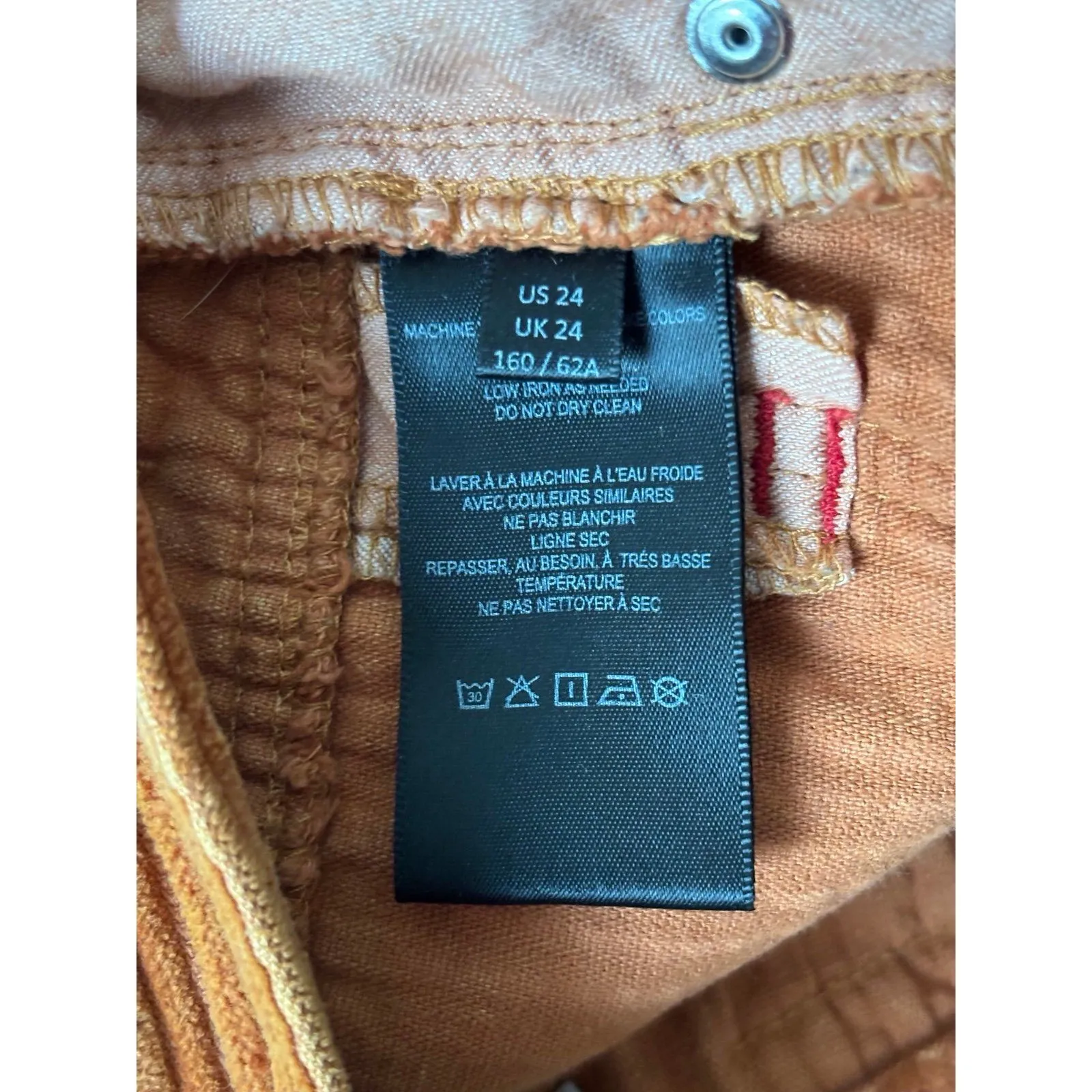 Urban Outfitters BDG Wide Corduroy High Rise Baggy Pants 24 Streetwear 90’ - Image 7