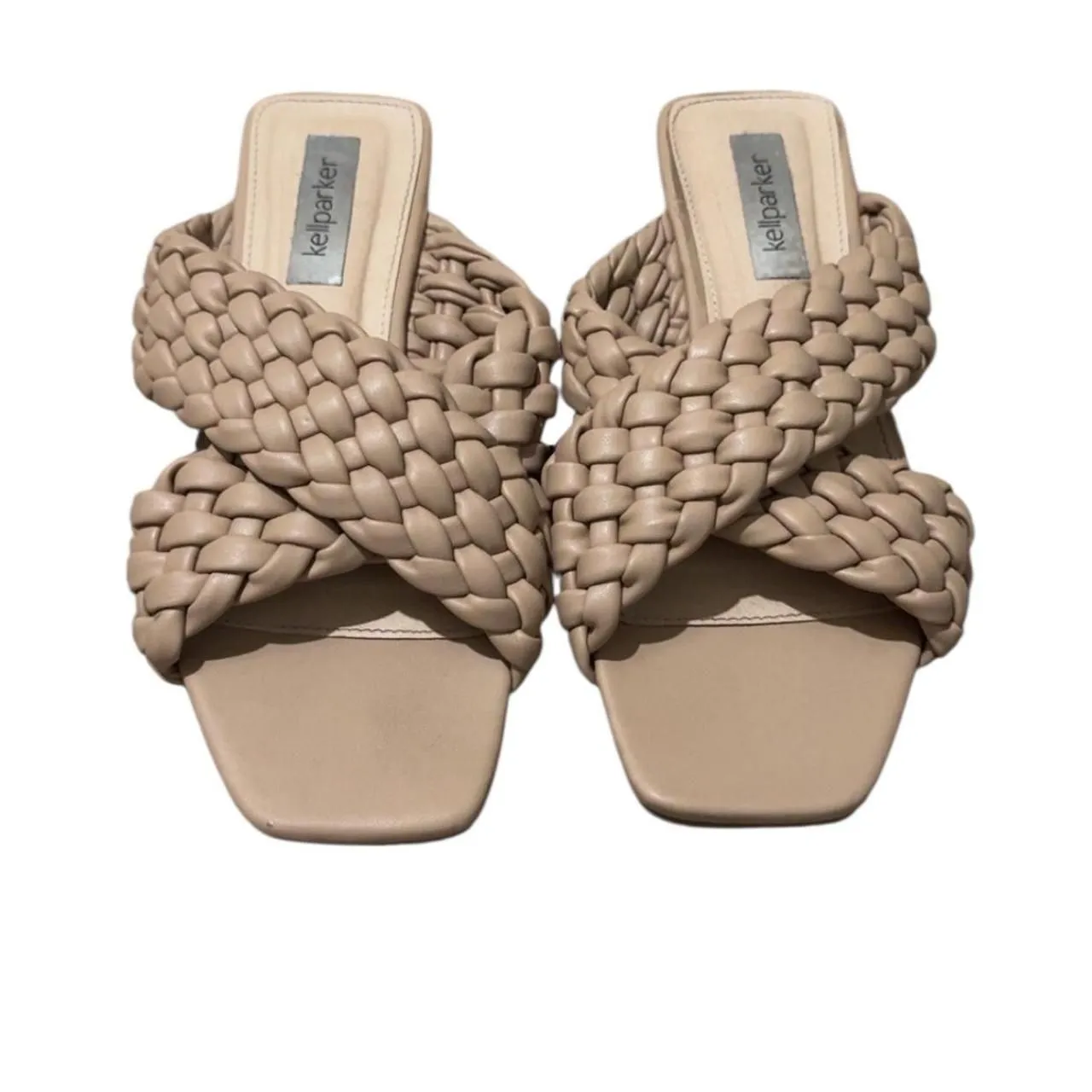 KellParker Sandals Women's Tan and Brown Sandals Size 7.5 - Image 2