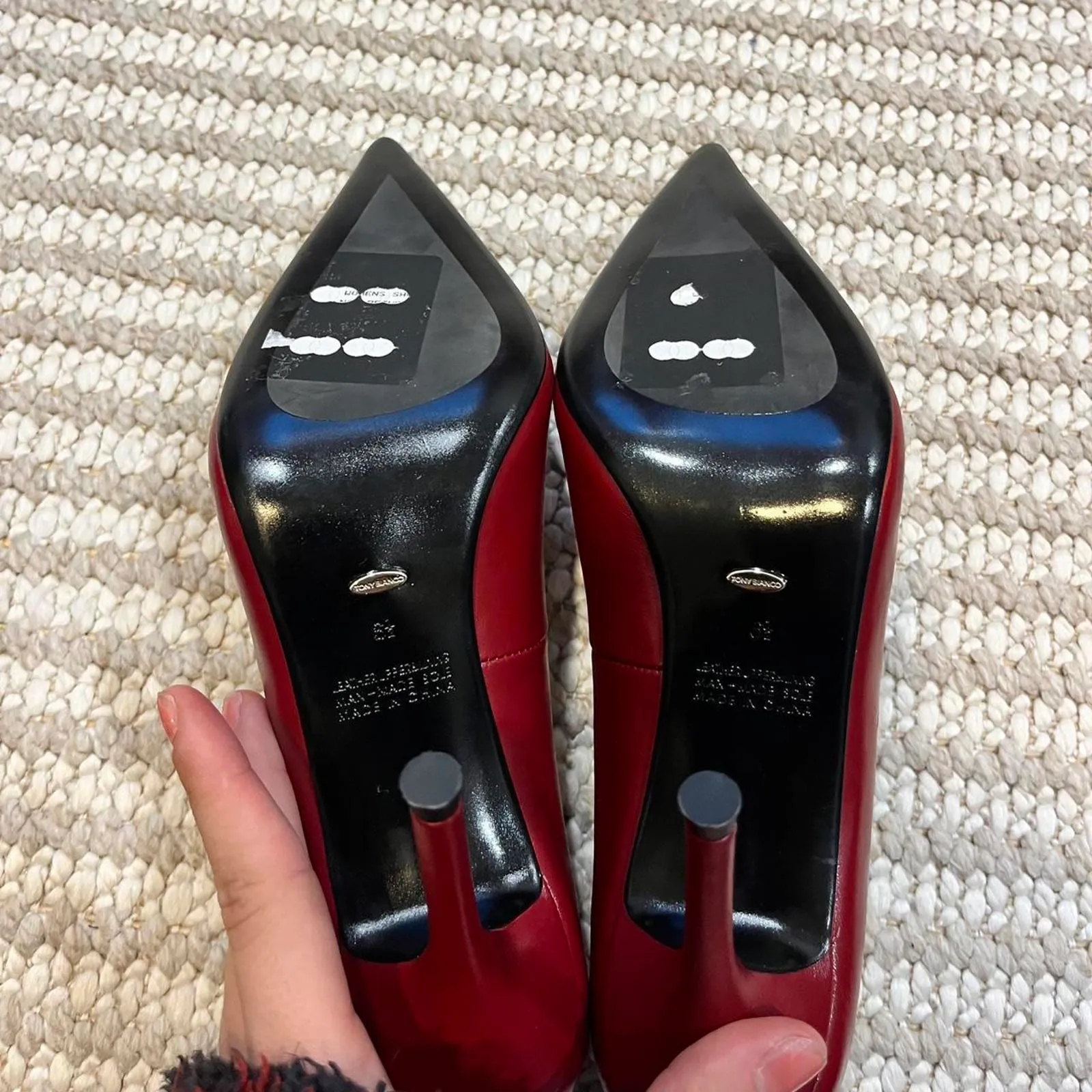 Tony Bianco Imogen Pointed Toe Pumps in Berry Venice - Image 4