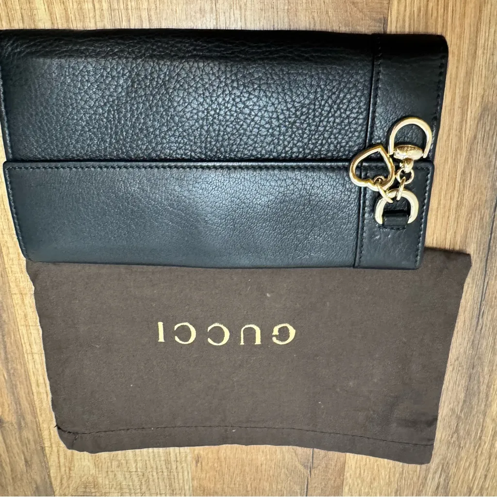 Gucci Guccicima heart charm continental wallet - Image 10