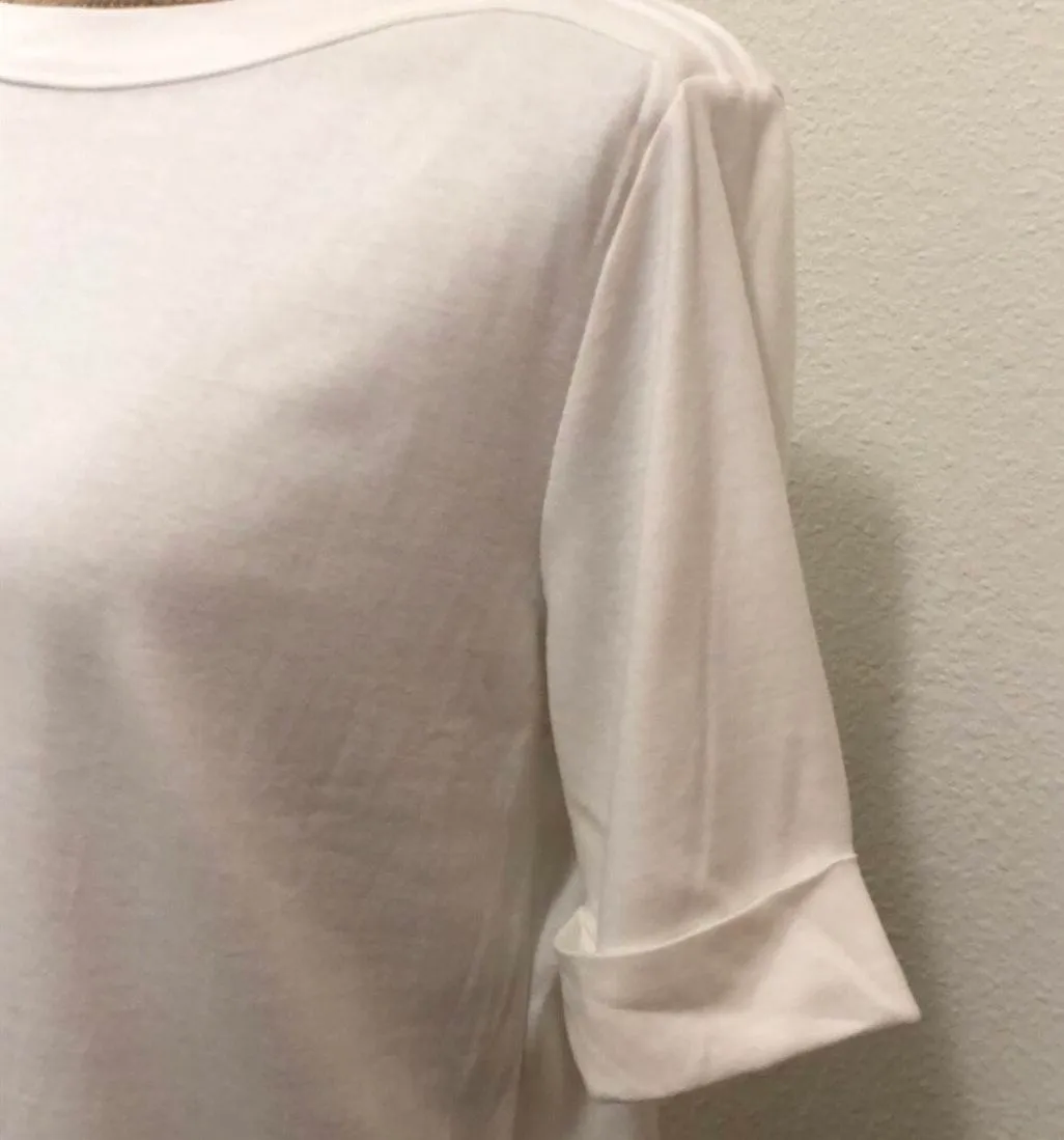 NWT  White Boat Neck Top *PRICE IS FIRM* - Image 3