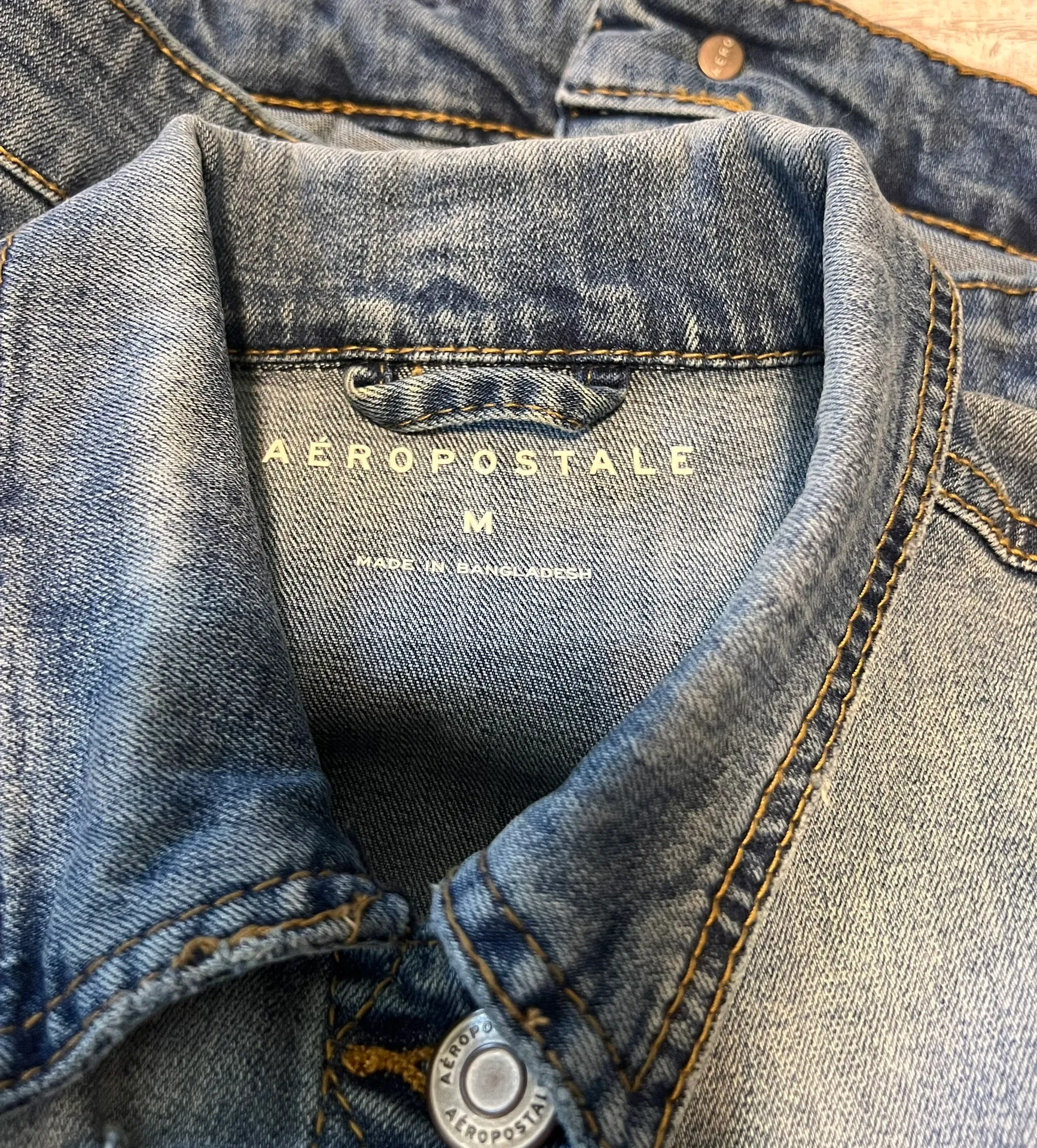 Real Denim Medium Wash Denim Jacket Women Medium - Image 9