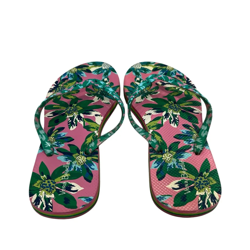 Vera Bradley‎ Flip Flop Tropical Paradise Sandals Size 5-6 - Image 4