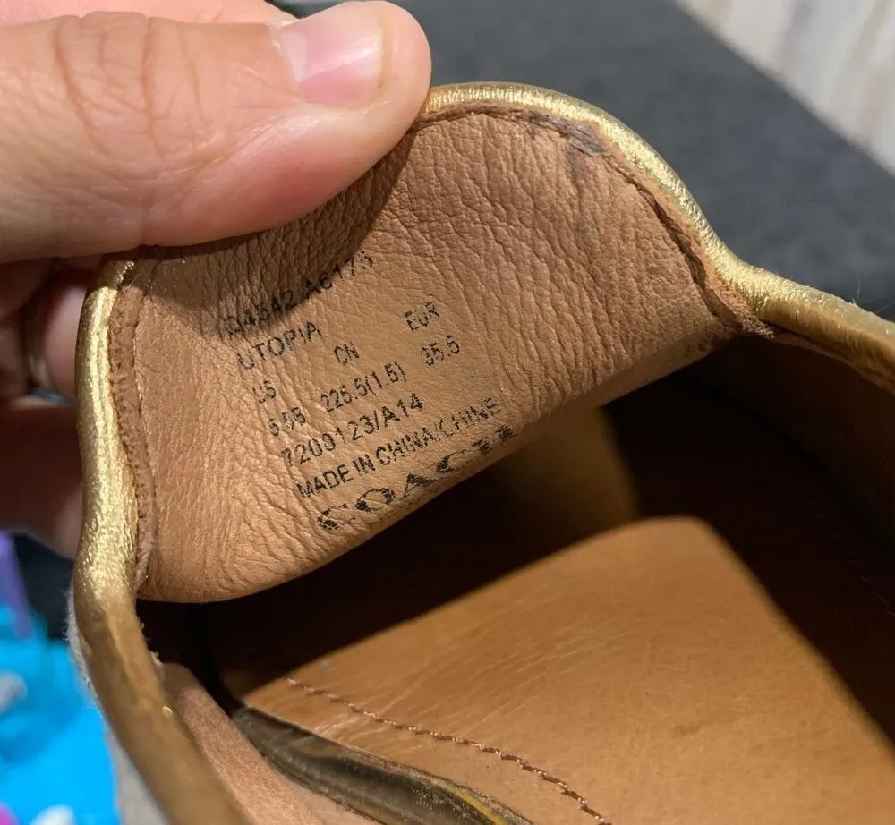 Coach Utopia Lobster Print Embroidered Loafers - Image 5