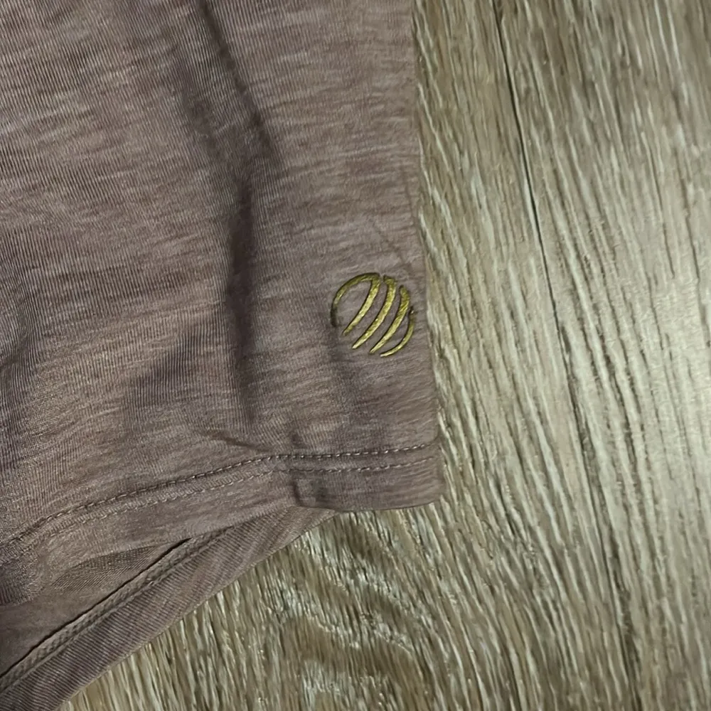 MPG Exercise Long Sleeve Open Back Top Pink Size undefined - Image 3